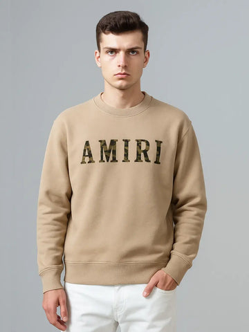 CREWNECK SWEATSHIRT with AMIRI Logo